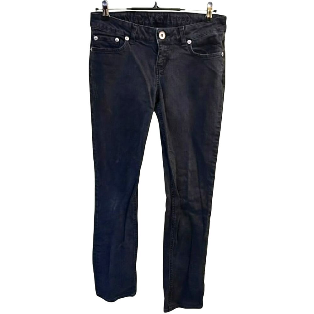 LITL BUG Black Jeans Size 30 Skinny Straight Leg Stretch Minimalist Denim